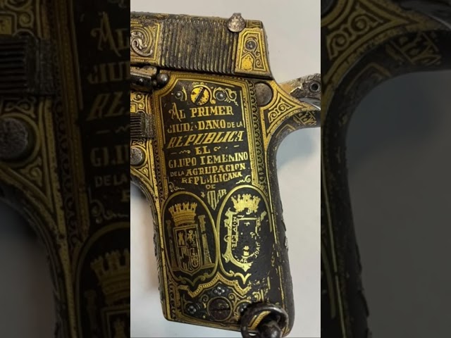 ¡PEDAZOS DE HISTORIA! 🇪🇸 Recuperada una pistola de Niceto Alcalá Zamora