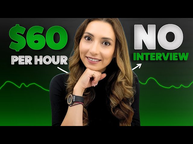 6 No Interview $60 / Hour Online Work from Home Jobs