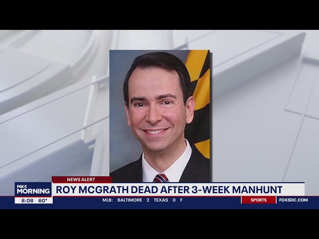 Lawyers: Ex-Maryland political aide Roy McGrath dead after manhunt | FOX 5 DC