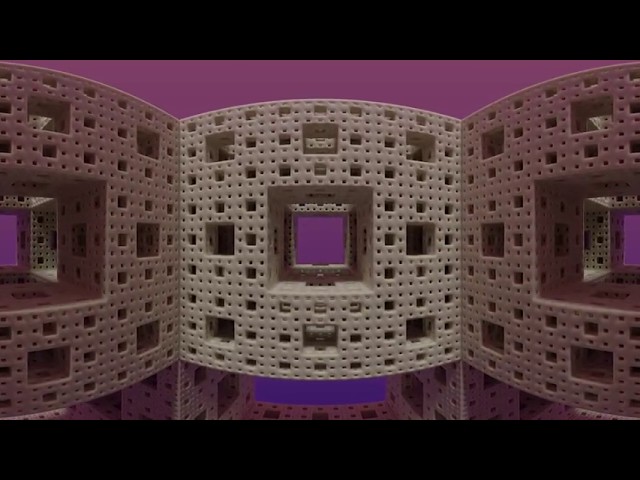 Menger Sponge in 360° - Level 5 Fractal