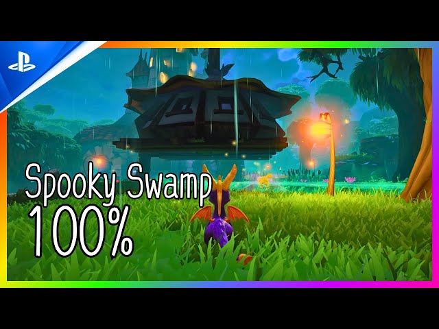 Spyro: Year of the Dragon PS5 4K 117% - Part 15 - Spooky Swamp 100%