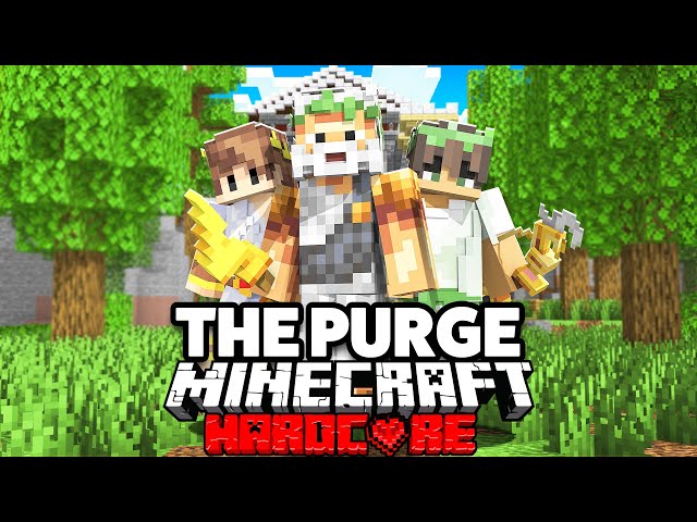 100 Players Simulate a Mythical Purge in Minecraft...