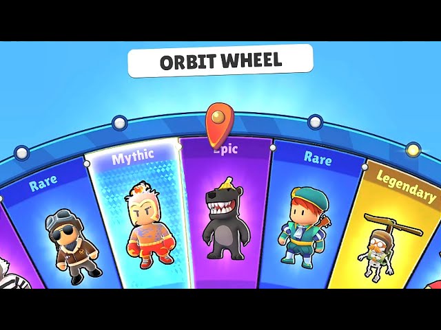 Stumble Guys Spinning The Orbit Wheel, what Will We Get?