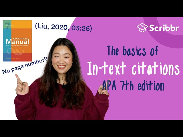 APA 7th Edition: The Basics of APA In-text Citations | Scribbr 🎓