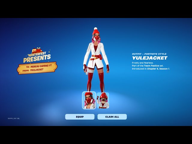 FREE "YULEJACKET" SKIN IN FORTNITE FOR EVERYONE!