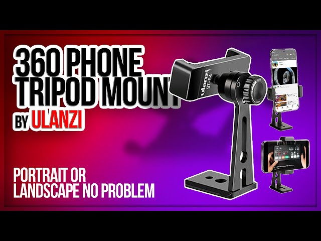 ULANZI ST-04 Metal 360 Phone Tripod Mount Review | UNBOXING SUNDAY