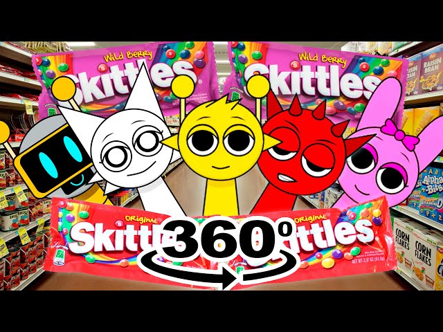 All Incredibox Sprunki Skittles Meme Animation 360º