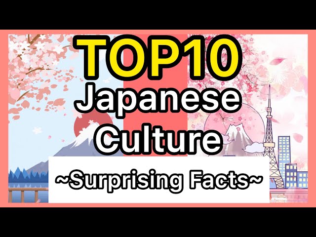 Top10 ~Japanese Culture🇯🇵~ cultural differences/2020/Info Planet from Japan