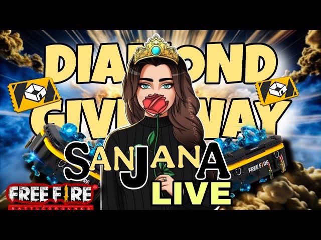 FREE FIRE LIVE STREAM GIRL 1 VS 2 GUILD TEST | CUSTOM GIVEAWAY | ❤️#girllive #freefire #roxff312