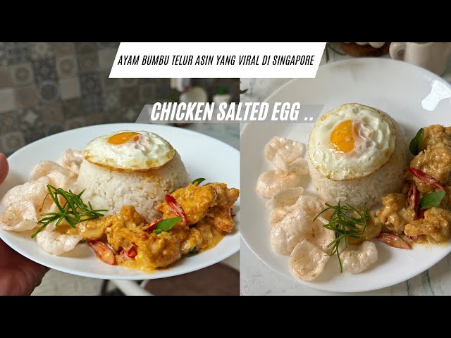 RESEP  CHICKEN SALTED EGG Gurih Creamy gak amis ‼️