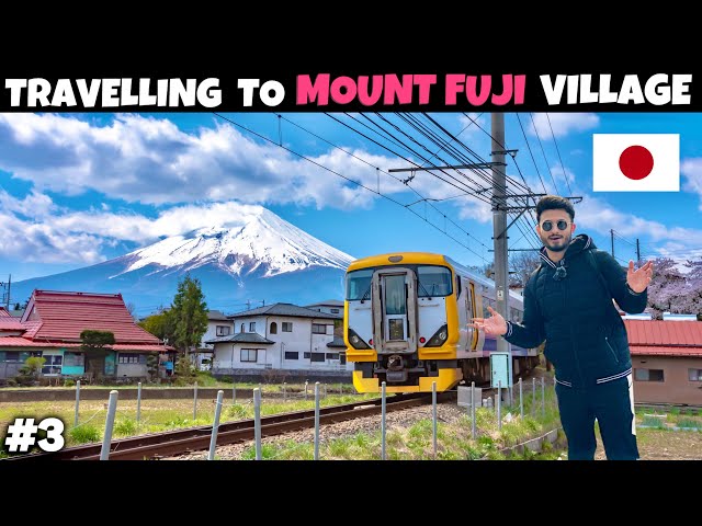 Beautiful Train Journey to MOUNT FUJI VILLAGE 🇯🇵