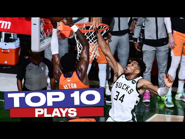 Top 10 PLAYS of the 2020-21 NBA PLAYOFFS 👏