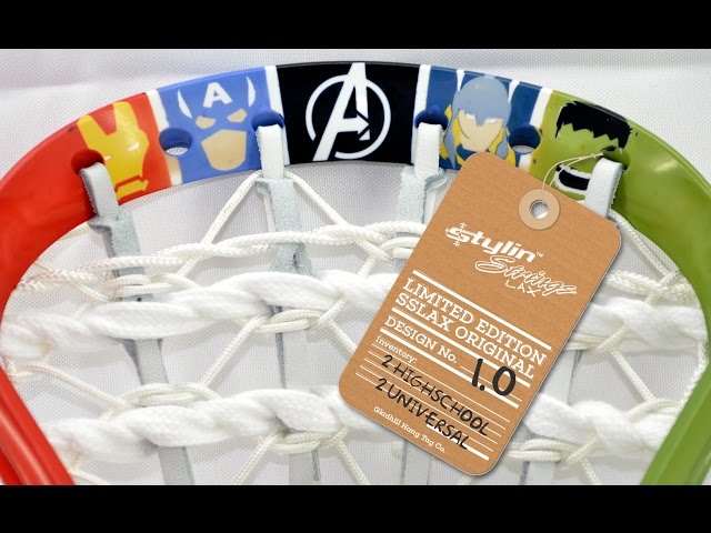 Limited Edition Stylin’ Strings Originals Series Design # 1 : Avengers Lacrosse Head Tribute