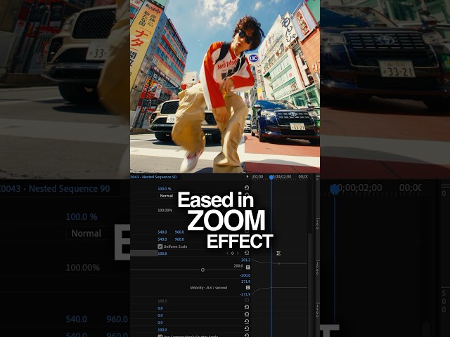 Easy Zoom Intro🎥✨#transition #editing #filmmaking #tutorial