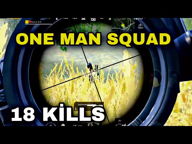 ONE MAN SQUAD GAMEPLAY / Pubg Mobile