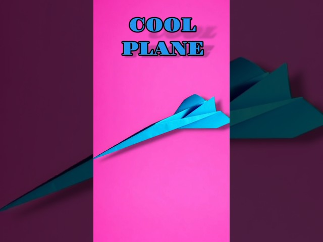 Paper Cool Plane | Origami Jet plane #Shorts#YouTubeShorts