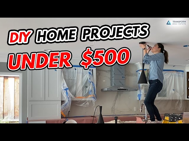 5 DIY Home Improvements under $500 - Simple Home Projects