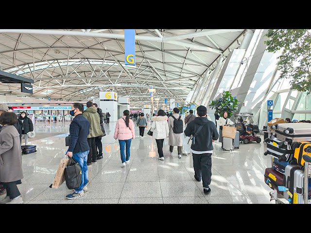 Walking Tour Incheon International Airport Terminal 1 | Korea Travel Guide 4K HDR