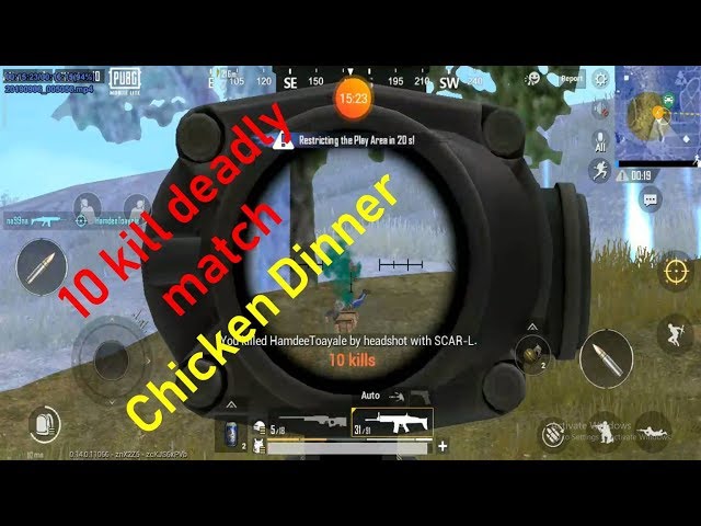 10 kill deadly match with Chicken Dinner || till last breath gaming