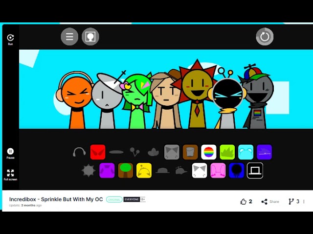 #12 Playing Incredibox - Sprinkle But With My OC.... What's up | Play with Music