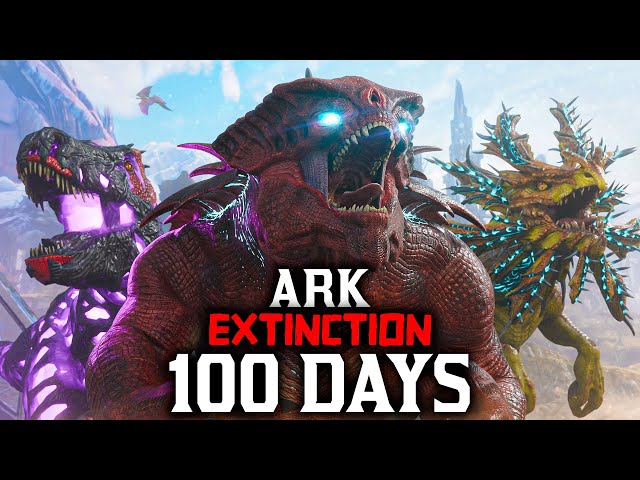 I Spent 100 Days in Ark Extinction Ascended... Here's What Happened