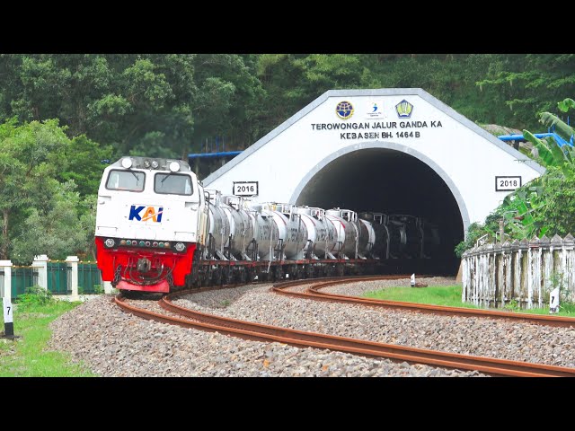 KERETA API PANJANG‼️ KOMPILASI KERETA API TANGKER DAN KONTAINER