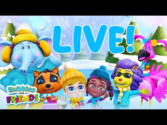 ❄️ Bubbles and Friends, 24/7 ! ❄️ Celebrate the season with the best live stream for kids!