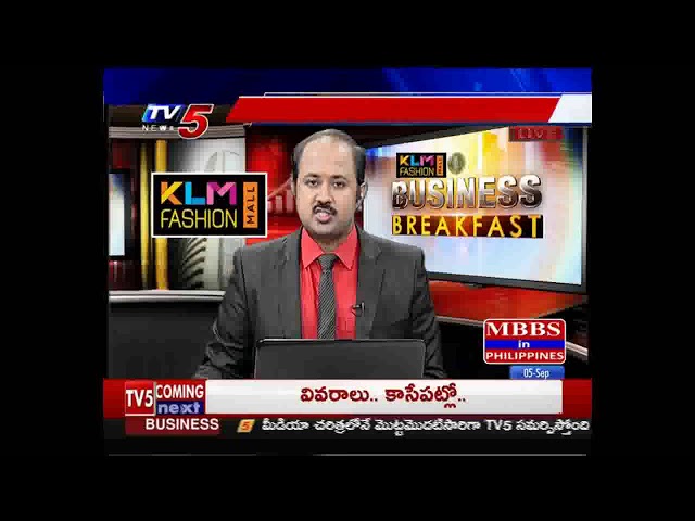 5th Sep 2019 TV5 News Business Breakfast