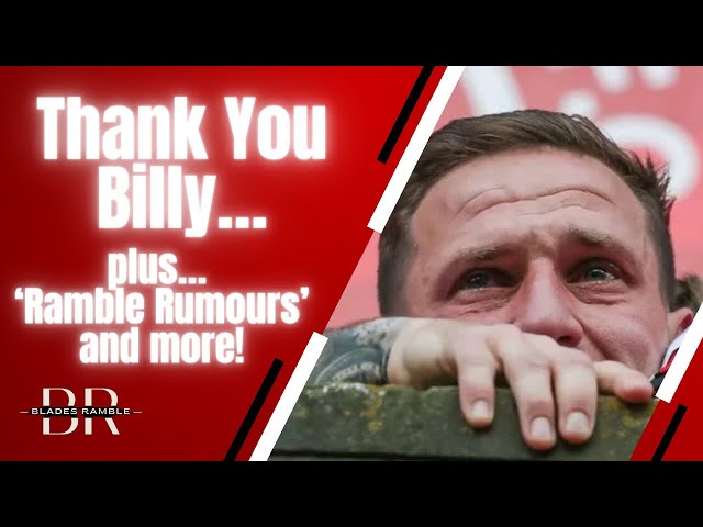 Thank You Billy | plus… Ramble Rumours and more!