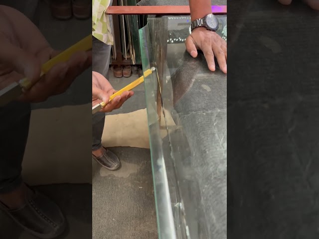 12mm Glass Cutting | #shortvideo #glasscutting