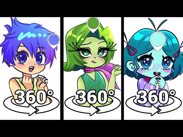 360º VR Color theory - Joy/Disgust/Envy/Sadness Inside Out 2