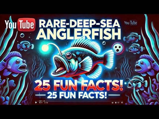 Rare Deep Sea Anglerfish | 25 Fun Facts