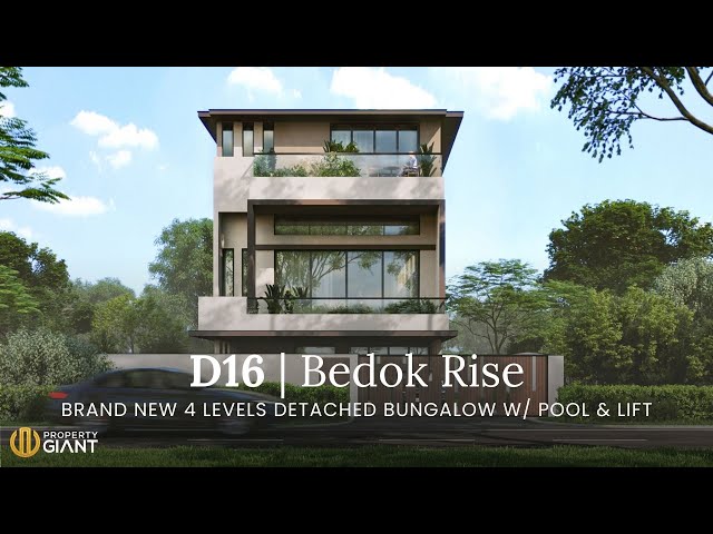 Bedok Rise: Brand New Detached Bungalow with Swimming Pool and Lift