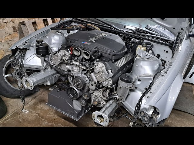 BMW E46 S62 V8 Swap Pt 7 - DSC Pump & Selector Rod