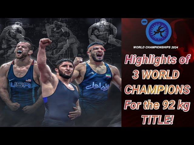 3 World Champions Collide: 92kg Freestyle Highlights from Tirana 2024!