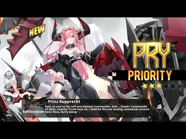 Azur Lane: Unlock KMS Prinz Rupprecht [PR5] AL & WoWs Collab (8/14/2022)