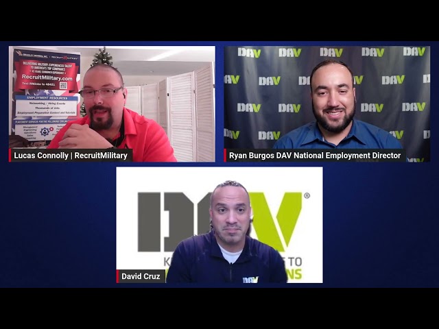 DAV and RecruitMilitary LIVE - Supporting Veterans for Life