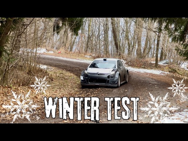 WINTER TEST C3 WRC PLUS - ICE & SNOW