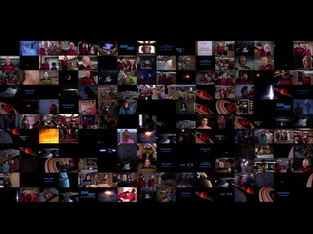 Star Trek TNG - Every Episode at Once - 8K