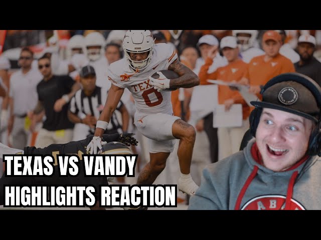 Texas vs Vandy Full Game Highlights (REACTION)