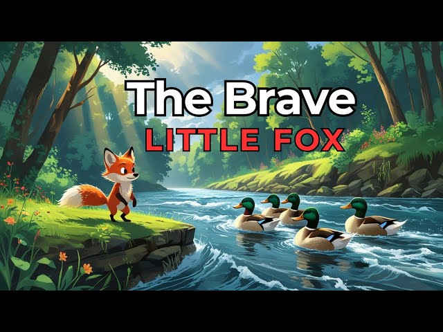 The Brave Little Fox | English Story | Bedtime Stories for Kids | Learn English through Story