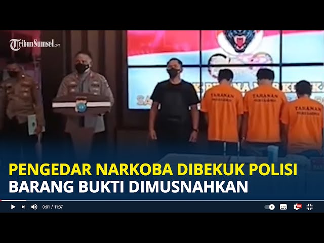 Polisi Berhasil Bekuk Pengedar Narkoba di Batam, Barang Bukti Dimusnahkan