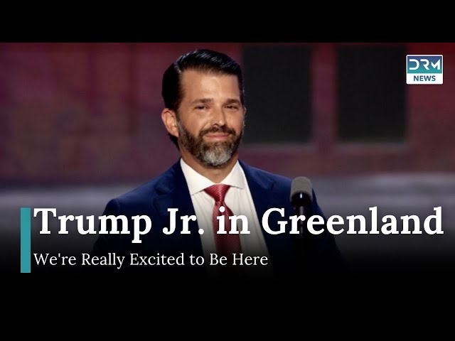 Trump Jr. Arrives in Greenland: 'We're Really Excited to Be Here' | DRM News | AC1I