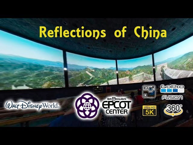 2019 VR 360 5K Epcot Reflections of China Circle Vision Complete Film