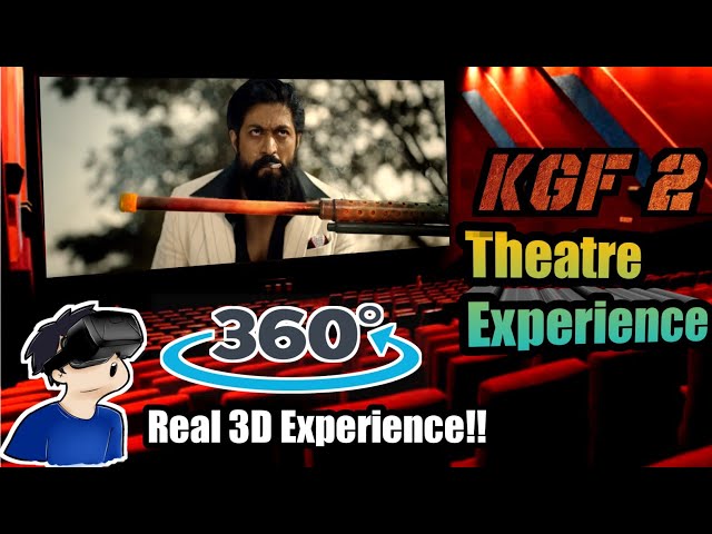 Kgf 2 teaser theatre Experience 360° VR video| kgf 2 teaser reaction | kgf 2 teaser| Yash