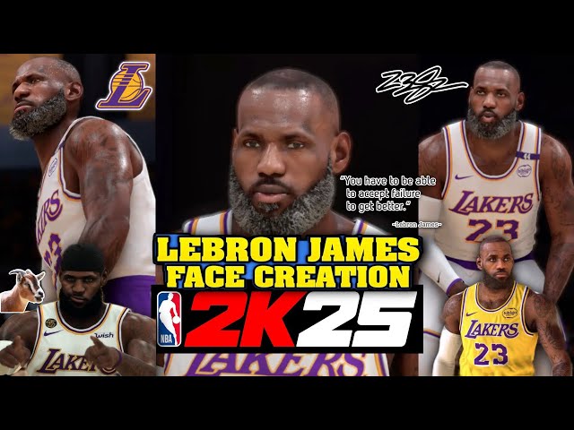 Lebron James Face Creation In 2K25 - *BEST* Lebron James Face Creation In 2K25 *NEW* Lebron Scan V2