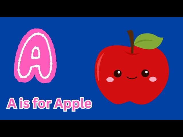 The ABC Phonic Song - Toddler Learning Video : "A is for Apple a a Apple,