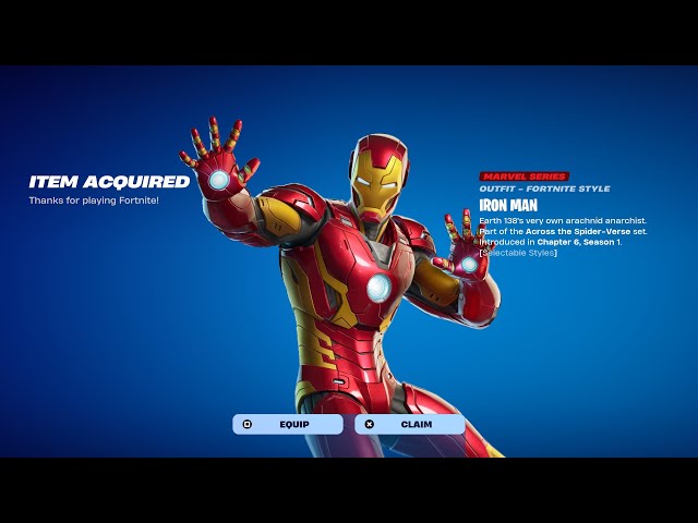 How To Get The New Iron Man Skin in Fortnite! (Release Date)