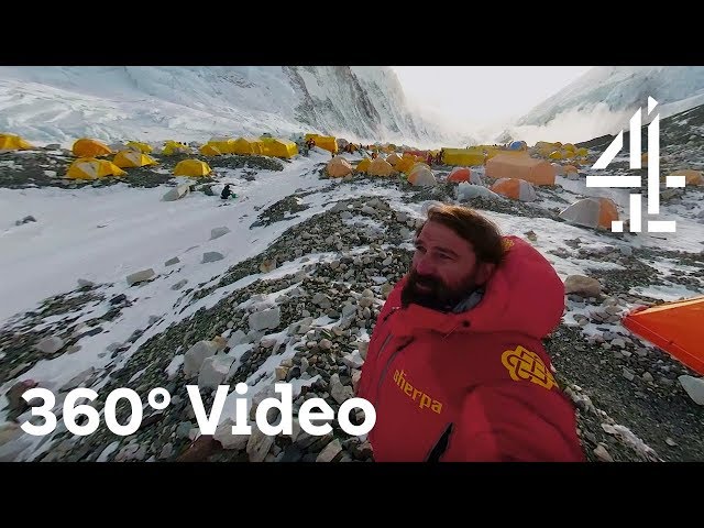 Climbing Everest with Ant Middleton | 360° Video