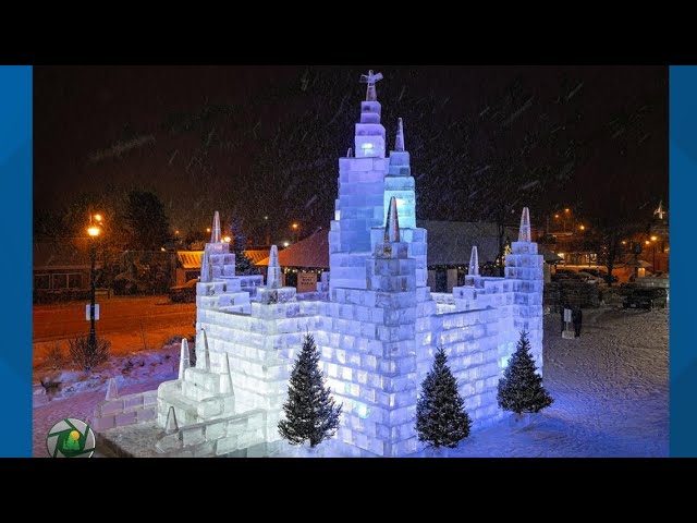 The ice castle in a small Wisconsin city you have to see to believe